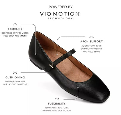 Vionic Alameda Tan Mary Jane Flat Slip-on Shoe Women's sizes 5-11/NEW!!! MEDIUM