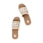 Yellow Box Alora Gold Wedge Slide Sandal Women's sizes 6-10/NEW!!!