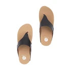 Yellow Box Bandini Black Flatform Wedge Toe Post Sandal Women's sizes 6-10/NEW!