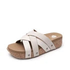 Yellow Box Bernice Ivory Wedge Slide Sandal Women's sizes 6-10/NEW!!!