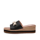 Yellow Box Adelfia Black Wedge Slide Sandal Women's sizes 6-10/NEW!!!