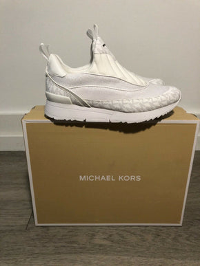 Michael Kors Allie Stride Bright White Slip-on Sneaker Sizes 5-10/NEW!!!