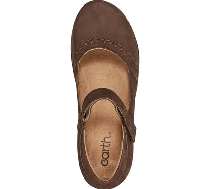Earth Kalece Dark Brown Mary Jane Round Toe Casual Shoes Womens sizes 6-10 NEW M