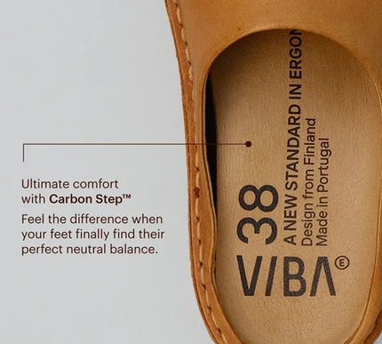 VIBAe SAINT TROPEZ Fawn Tan Leather Sandal EU Unisex sizes W6/36-M15/48 NEW