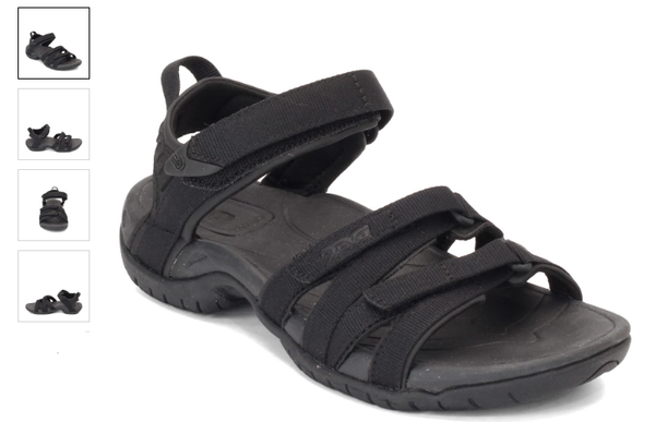 Teva Tirra Black/Black Strappy Sandal Women's sizes 5-11/NIB!!!