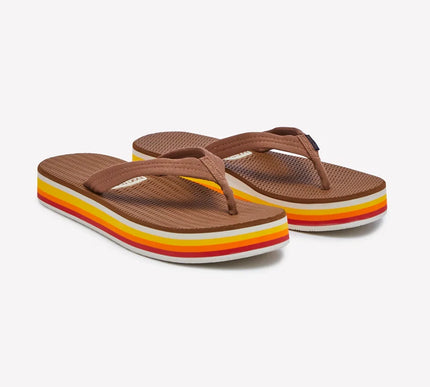 Hari Mari Flip Flops Womens Dunes Sunset Acorn US Sizes 6-11 NEW