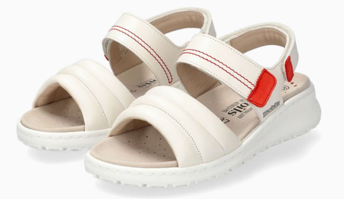 Mephisto Mobils Berenyce Off White Ankle Stap Sandal Women's Sizes 36-41 NEW!!!