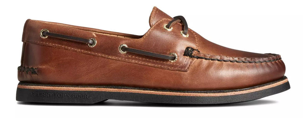 Sperry Gold Cup A/O 2 Eye Burnished Tan Boat Shoe Men's sizes 7-14 NEW!! WIDE
