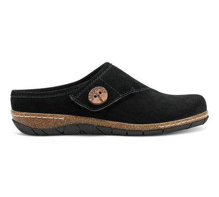 Earth Ezra Black Round Toe Casual Slip-on Flat Clogs Womens sizes 6-10 NEW M