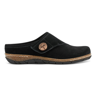 Earth Ezra Black Round Toe Casual Slip-on Flat Clogs Womens sizes 6-10 NEW M