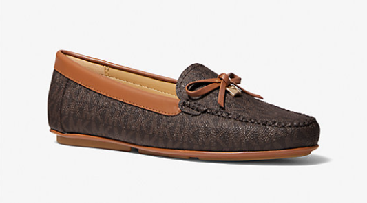 Michael Kors Juliette Moc MK Sig Logo Brown Women's sizes 6-10/NEW!!!