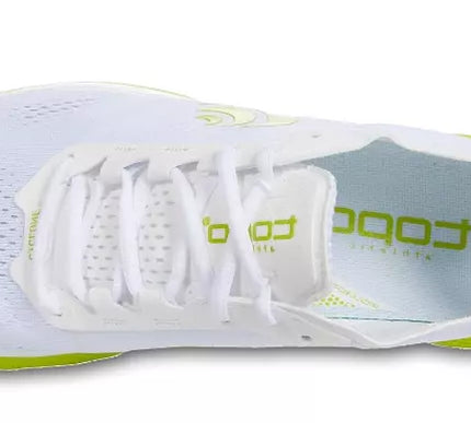 Topo Athletic Cyclone White/Lime Road Running Shoe Men's sizes 7-15 NIB