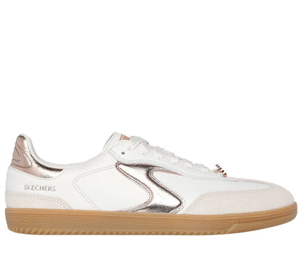 SKECHERS Hotshot Cool Glow White Rosegold Sneaker Women's sizes 5-11/NEW!!!