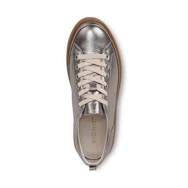 Vionic Winny Pewter Nappa Leather Sneaker Women sizes 5-11/NEW!!