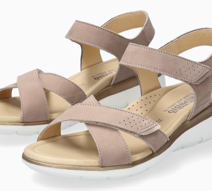 Mephisto Kristina Light Taupe Strappy Comfort Sandal Women's Sizes EU 35-40 NEW!