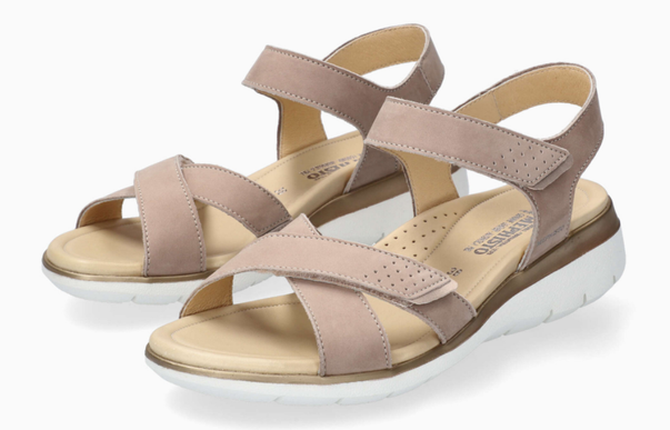 Mephisto Kristina Light Taupe Strappy Comfort Sandal Women's Sizes EU 35-40 NEW!