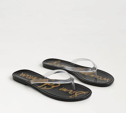 Sam Edelman Dean Jelly Clear Toe Post Sandal Women's US sizes 5-11/NIB