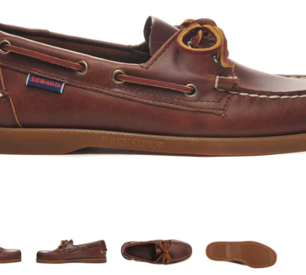 Sebago Portland Brown and Honey A20 Boat Shoe Men's sizes 7-15 Medium/NEW!!!