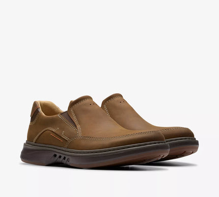 Clarks Un Briley Step Beeswax Leather Casual Shoe Mens US sizes 7-15 NEW WIDE