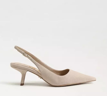 Sam Edelman Bianka Slingback Cappuccino Suede Pump Women's sizes 6-11/ NEW!!