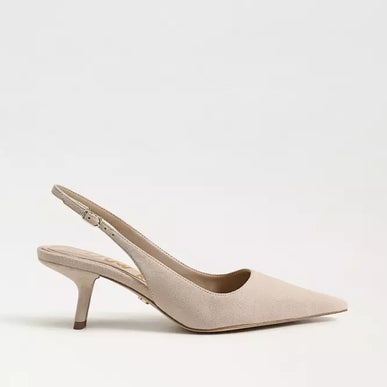 Sam Edelman Bianka Slingback Cappuccino Suede Pump Women's sizes 6-11/ NEW!!
