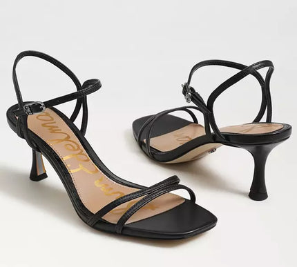 Sam Edelman Presley Black Strappy Kitten Heel Sandal Women's sizes 6-11/ NEW!!