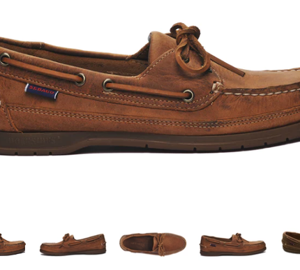 Sebago Schooner Saddler's B/T Leather Boat Shoe Men's sizes 7-15 Medium/NEW!!!