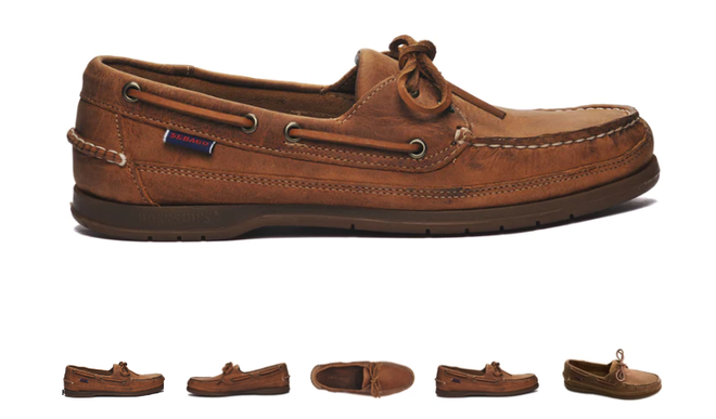 Sebago Schooner Saddler's B/T Leather Boat Shoe Men's sizes 7-15 Medium/NEW!!!