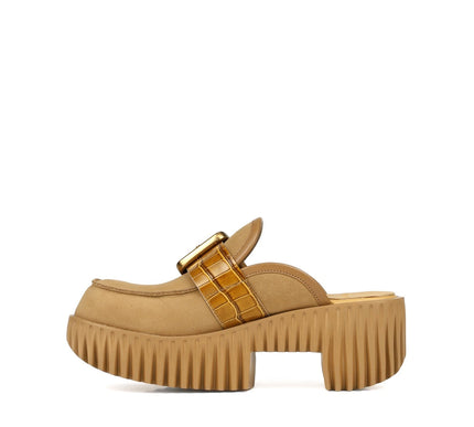 4CCCCEES Plia Hazel Sand Mule Sandal Women's Sizes 36-41/6-11 NEW