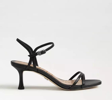 Sam Edelman Presley Black Strappy Kitten Heel Sandal Women's sizes 6-11/ NEW!!