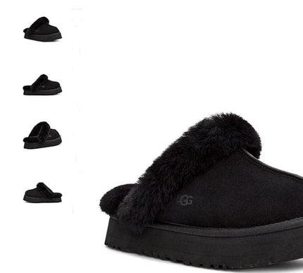 UGG Disquette Black Slide Slipper Sandal Women's US sizes 5-13-NEW