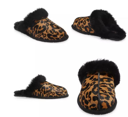 UGG Scuffette II Panther Print Butterscotch Slipper Women's US sizes 5-11/NEW!!
