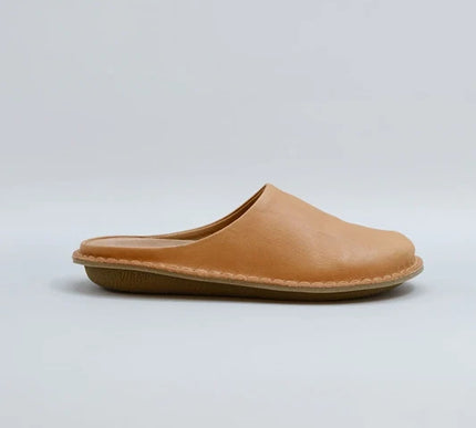 VIBAe Roma Fawn Tan Slip On Loafer Mule EU Unisex sizes W6/36-M15/48
