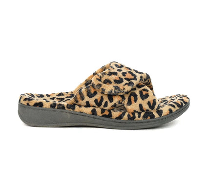 Vionic Relax Leopard Slipper Slip-On Arch Support Women size 7 NEW