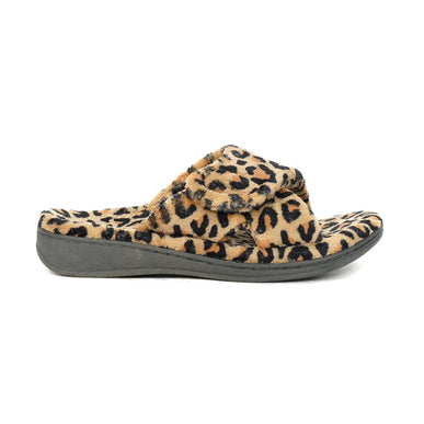 Vionic Relax Leopard Slipper Slip-On Arch Support Women size 7 NEW