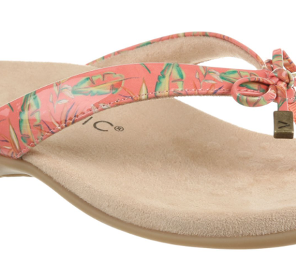 Vionic Bella Papaya Tropical Toe-Post Sandal Women's sizes US 5-12 NEW!!!