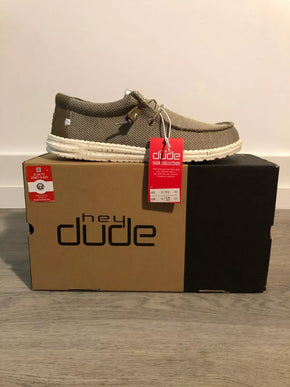 Hey Dude Wally Sox Sand Sneaker Shoe Men's Sizes US 8-13/NEW!!!!