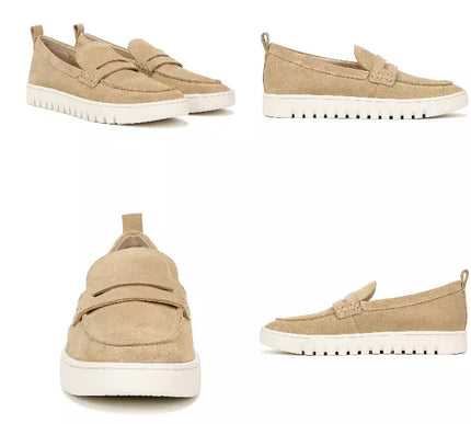 Vionic Uptown Sand Suede Slip-on Loafer Women's sizes 5-11/NEW! MEDIUM