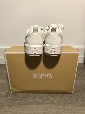 Michael Kors Emmett Lace-Up Optic White Sneakers Women's sizes 6-10/NEW!!