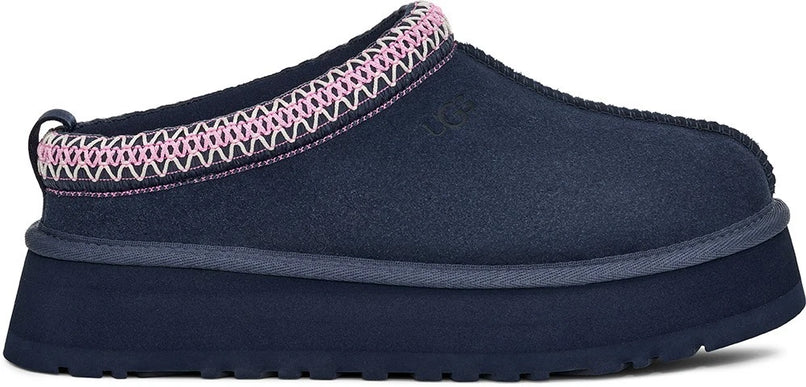 UGG Tazz II Dark Indigo/Chestnut/Black Platform Slipper Womens US sizes 5-12 NEW