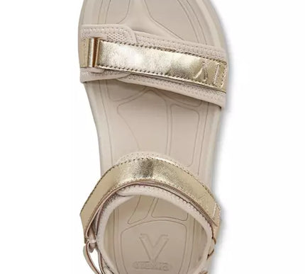 Vionic Walk Max Wanderer Gold Strappy Comfort Sandal Women's sizes 5-11 NEW!!!