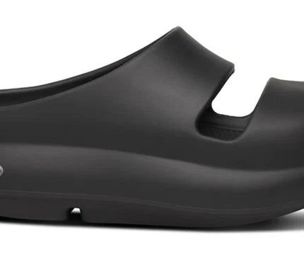 OOFOS OOyea Slide Sandal Black Womens Sizes M3/W5-M9/W11 NEW