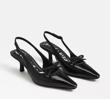 Circus by Sam Edelman Cassidy Black Patent Slingback Women's sizes 6-11/ NEW!!