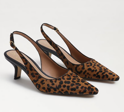 Sam Edelman Bianka Slingback Granada Tan Leopard Pump Women's sizes 6-11/ NEW!!