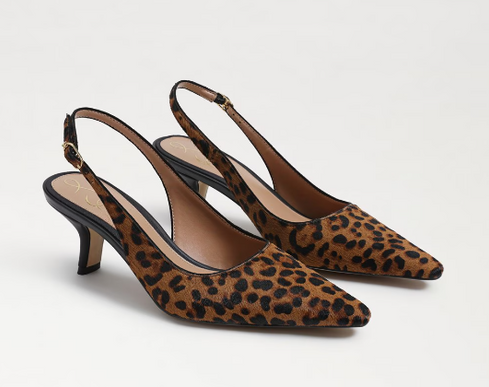 Sam Edelman Bianka Slingback Granada Tan Leopard Pump Women's sizes 6-11/ NEW!!