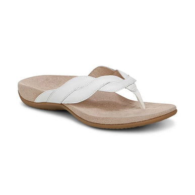 Vionic Bella Braid White Nappa Leather Sandal Women's sizes 5-11/NEW!!!