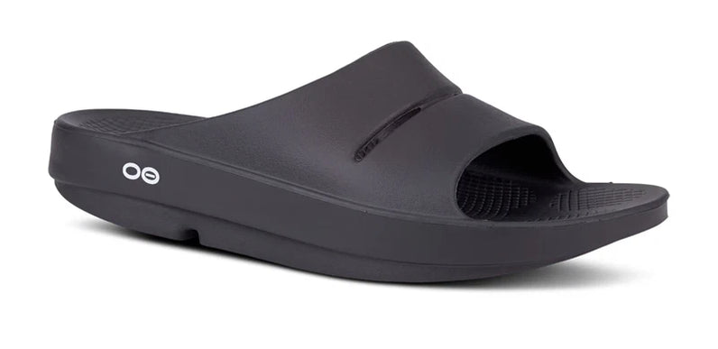 OOFOS OOahh Slide Sandal Black Mens and Womens Sizes M3/W5-M13/W15 NEW