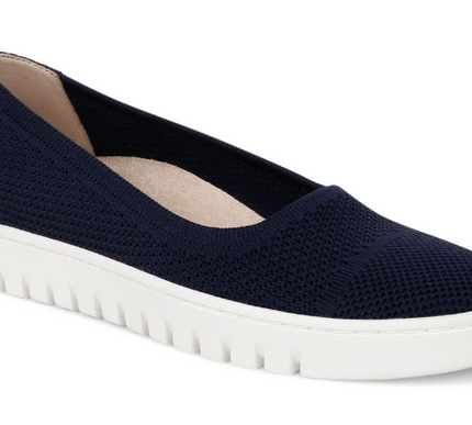 Vionic Uptown Knit Skimmer Navy Slip-on Loafer Women's sizes 5-11/NEW! MEDIUM