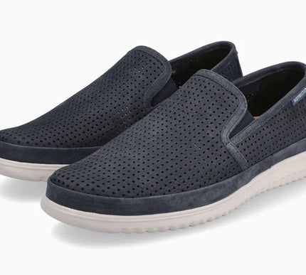 Mephisto Tiago Navy Suede Loafer Shoe Mens US Sizes 7-13 NEW