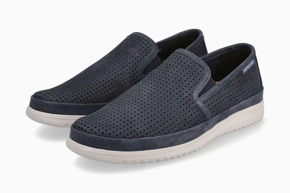 Mephisto Tiago Navy Suede Loafer Shoe Mens US Sizes 7-13 NEW